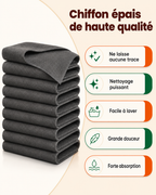 Chiffons microfibres - Ultra-absorbants et Anti-traces